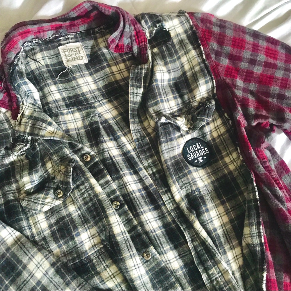 LF Furst of a Kind Vintage Flannel ☠️